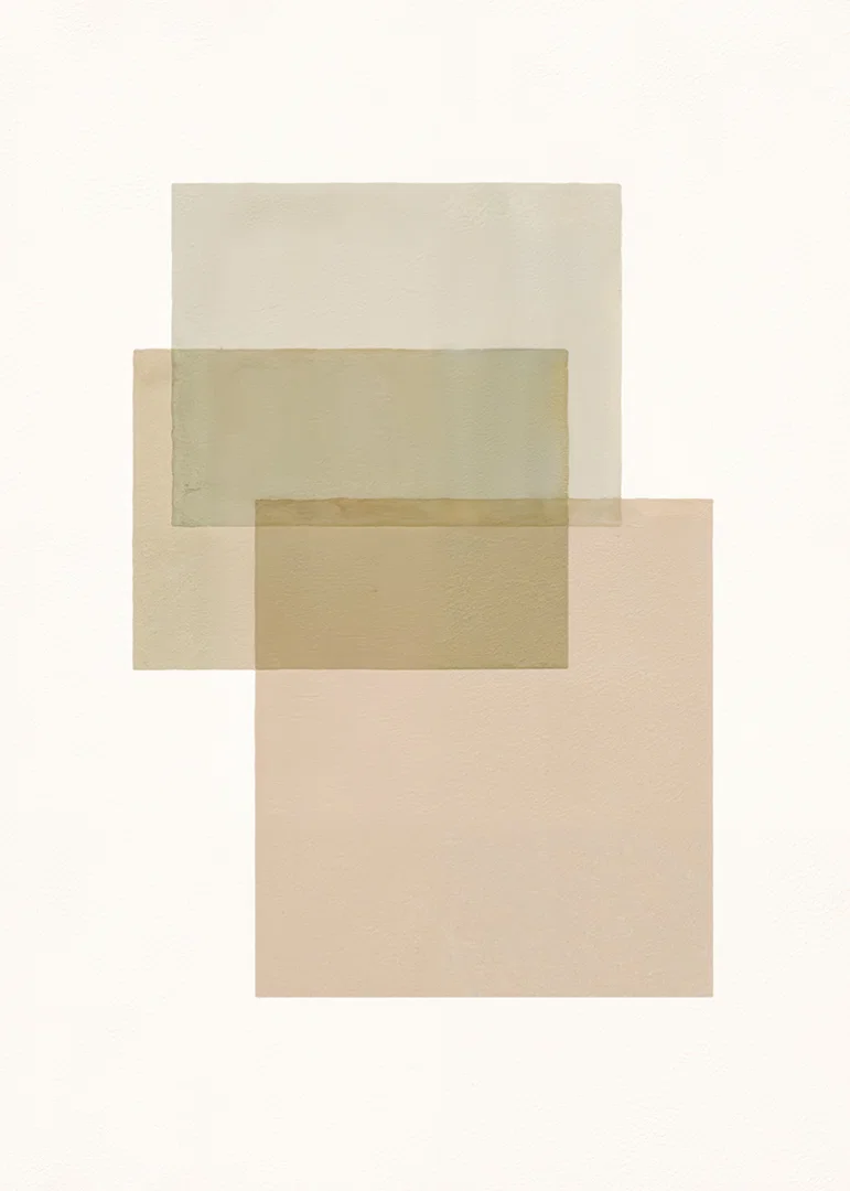 Soft tones that create a harmonious abstraction.-12