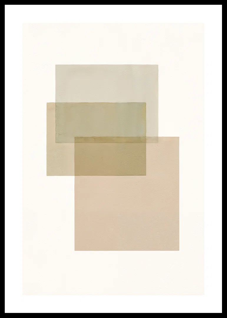Soft tones that create a harmonious abstraction.-12