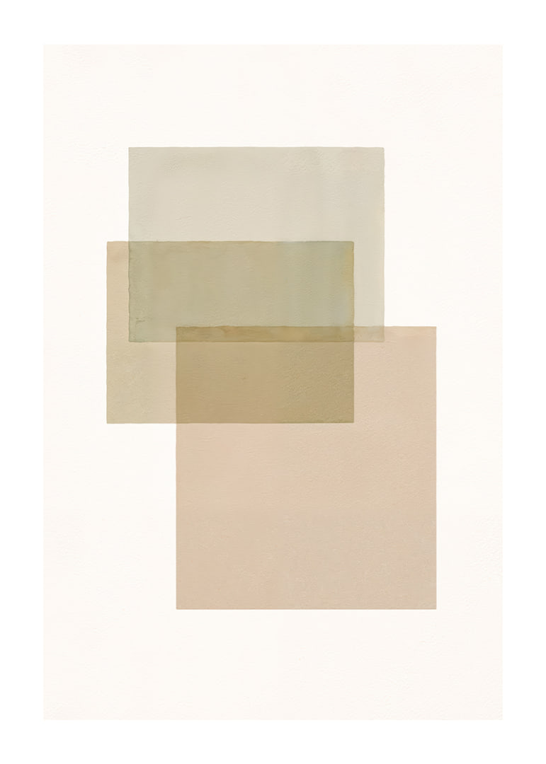 Soft tones that create a harmonious abstraction.-12