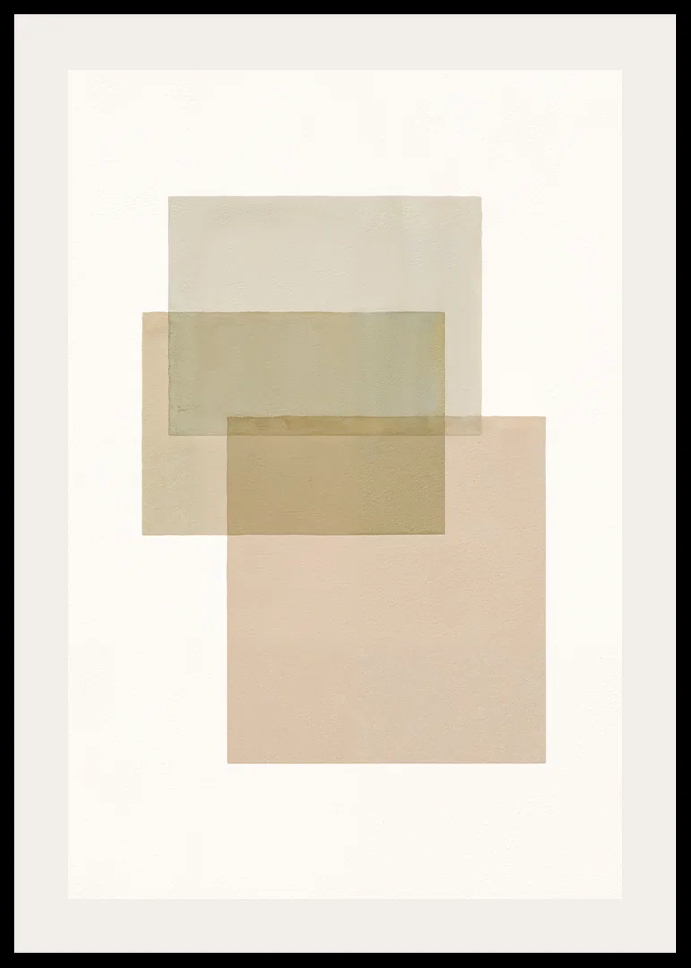 Soft tones that create a harmonious abstraction.-12