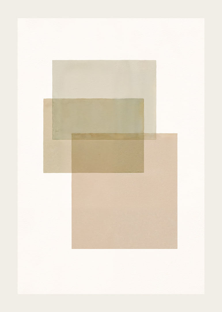 Soft tones that create a harmonious abstraction.-12