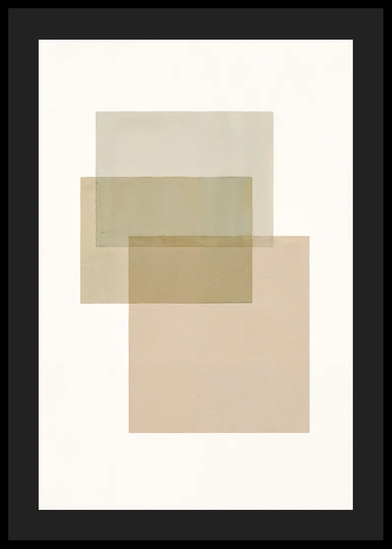 Soft tones that create a harmonious abstraction.-12