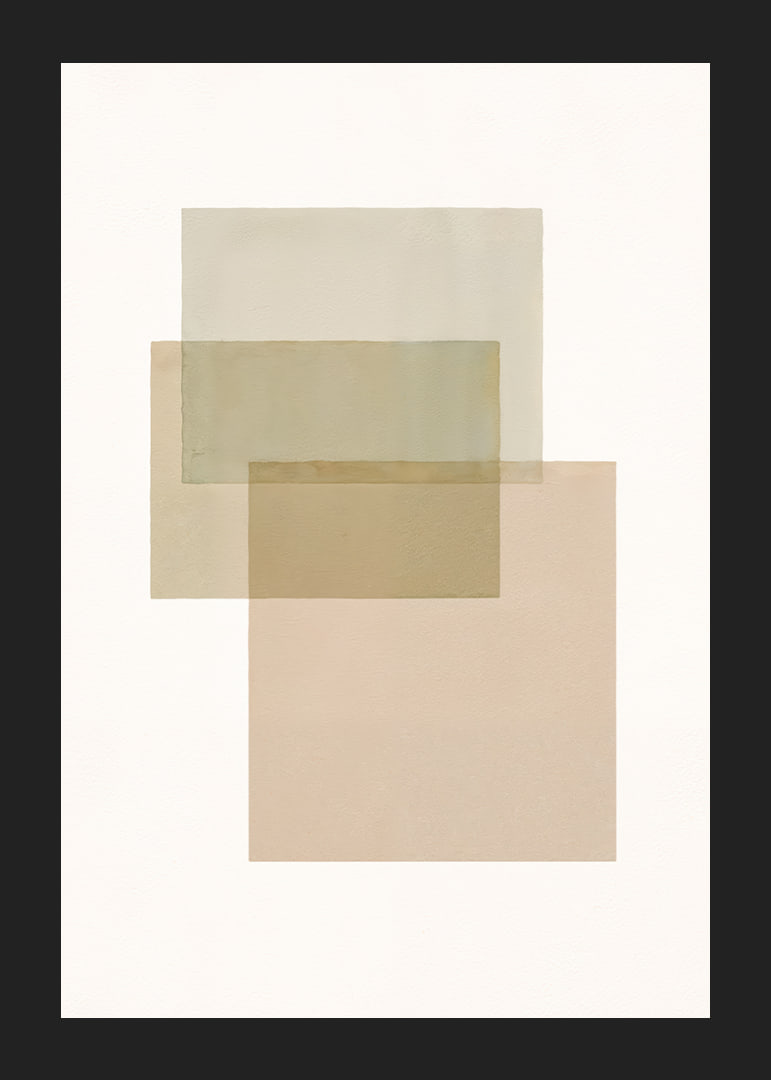 Soft tones that create a harmonious abstraction.-12