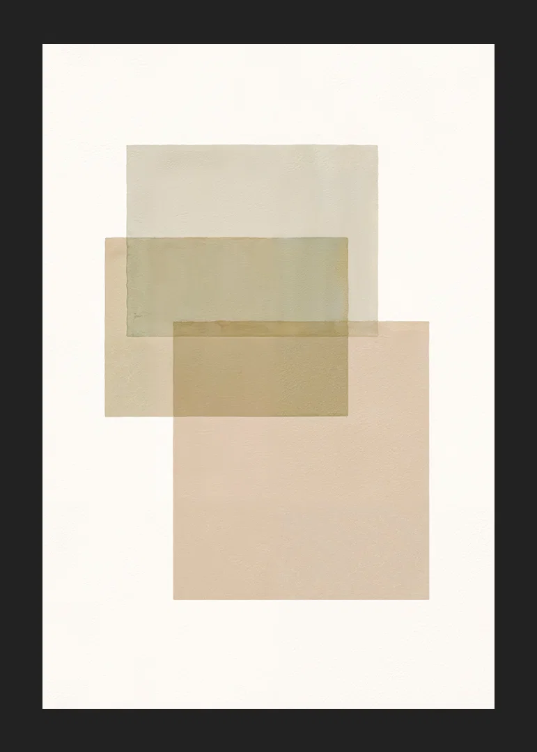 Soft tones that create a harmonious abstraction.-12
