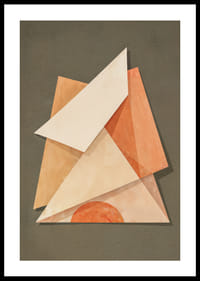 Gentle geometric shapes in earthy shades create harmony.-0