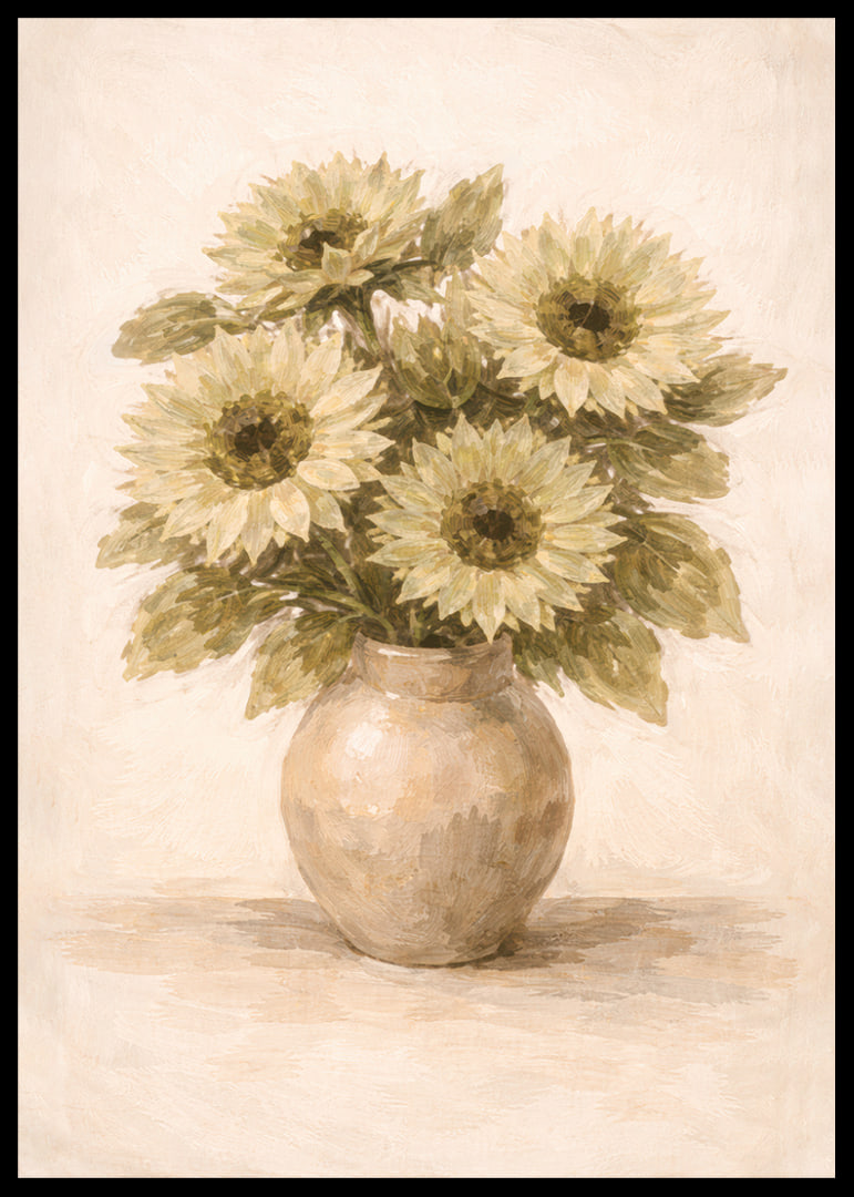 Sunflowers brighten up the room with natural elegance.-12
