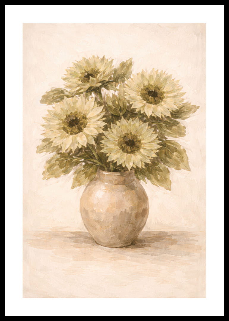 Sunflowers brighten up the room with natural elegance.-12