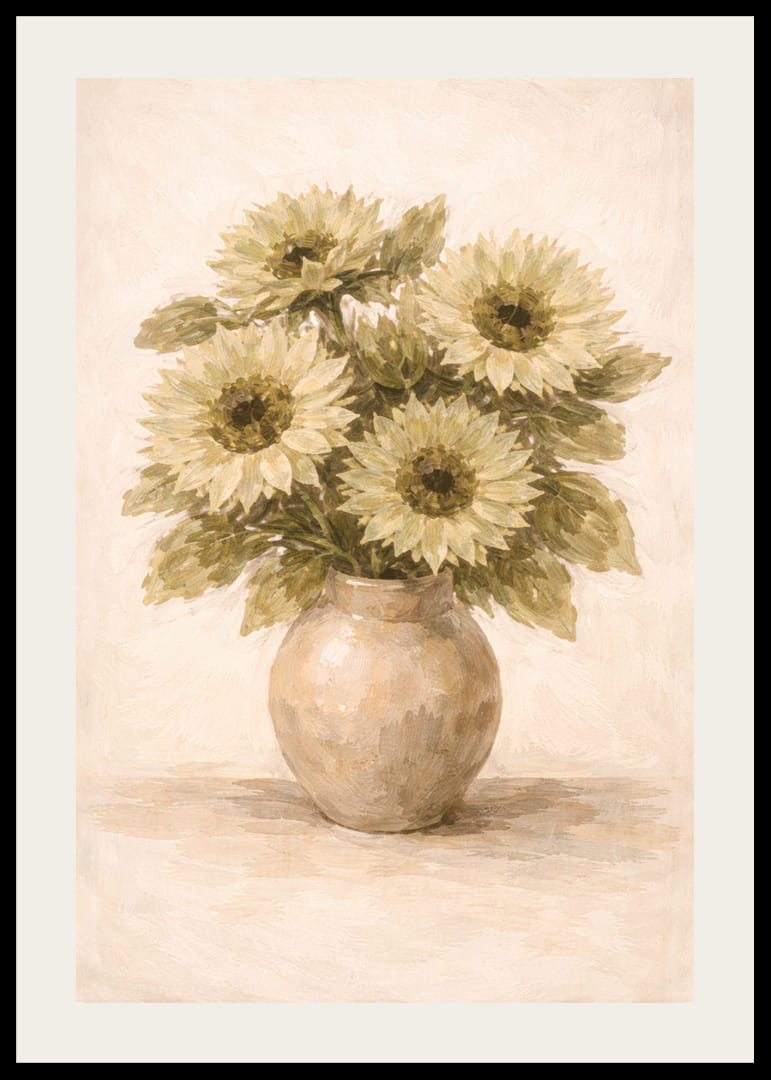 Sunflowers brighten up the room with natural elegance.-12