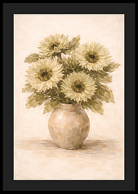 Sunflowers brighten up the room with natural elegance.-4