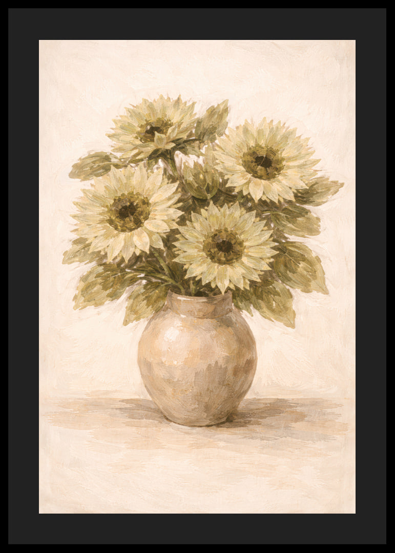 Sunflowers brighten up the room with natural elegance.-12
