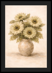 Sunflowers brighten up the room with natural elegance.-4