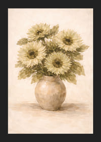 Sunflowers brighten up the room with natural elegance.-5