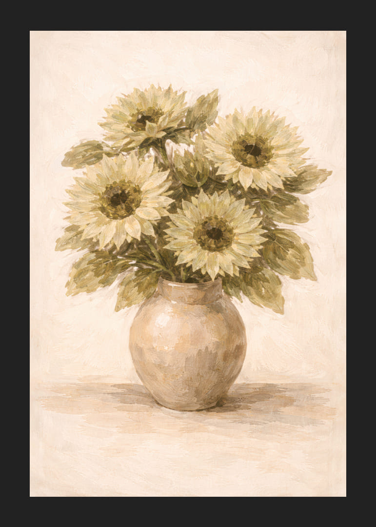 Sunflowers brighten up the room with natural elegance.-12