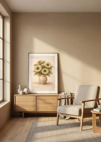 Sunflowers brighten up the room with natural elegance.-8