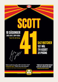 Greg Scott Avskedströja Brynäs IF 2026-3