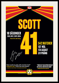 Greg Scott Avskedströja Brynäs IF 2026-2