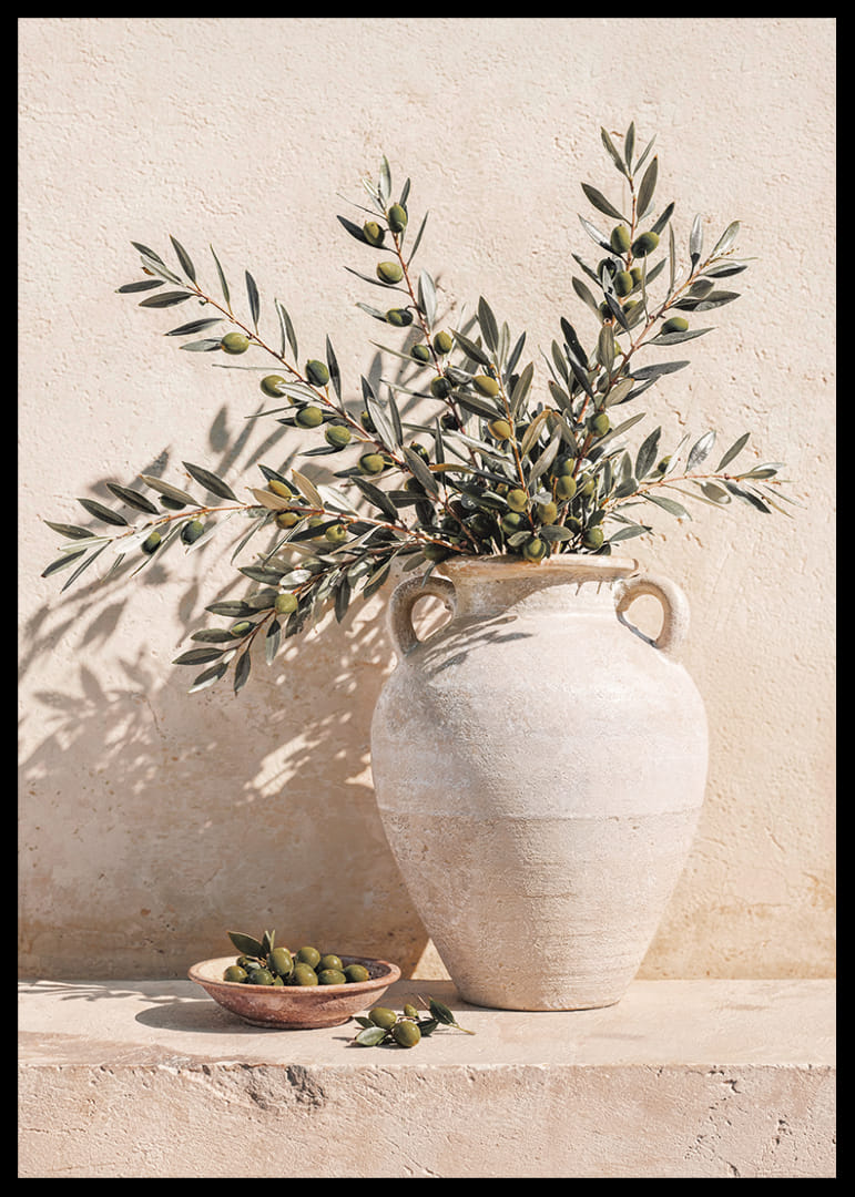 De mediterrane schoonheid van olijven in het zonnige licht.-12