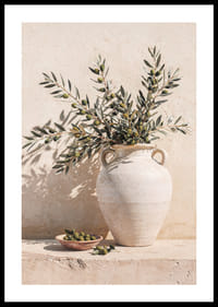 De mediterrane schoonheid van olijven in het zonnige licht.-0