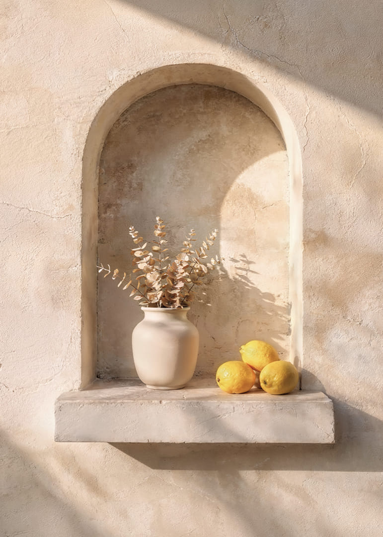 Een rustgevend samenspel van citroen en eucalyptus in een rustieke stijl.-12