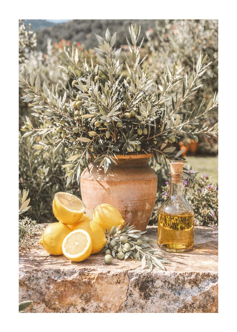 Zonnige citroenen en olijven roepen mediterrane dromen op.-12