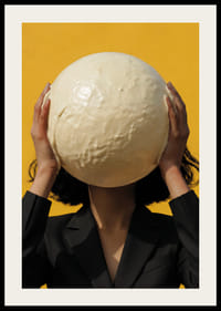 Een fantasierijke scène waarin een bol witte chocolade hypnotiseert.-2