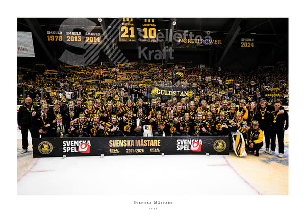 Poster SM-Guld 2026 Skellefteå AIK No.4