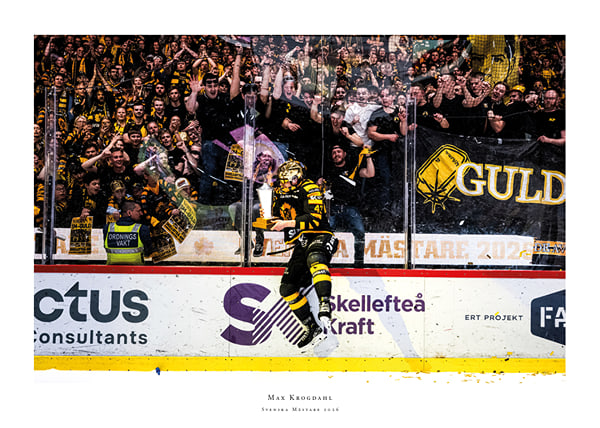 Poster SM-Guld 2026 Skellefteå AIK No.6