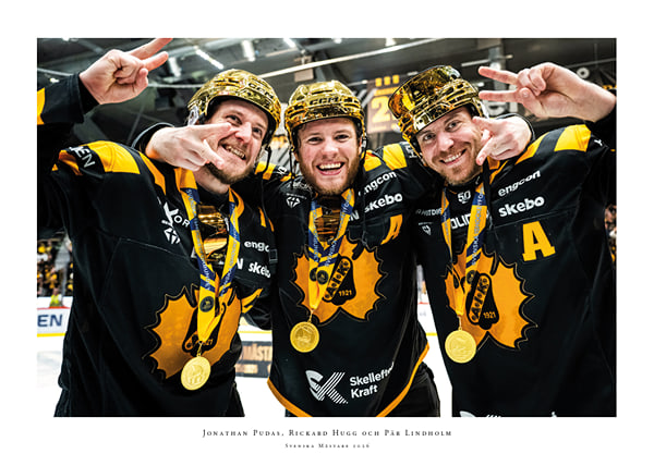 Poster SM-Guld 2026 Skellefteå AIK No.9