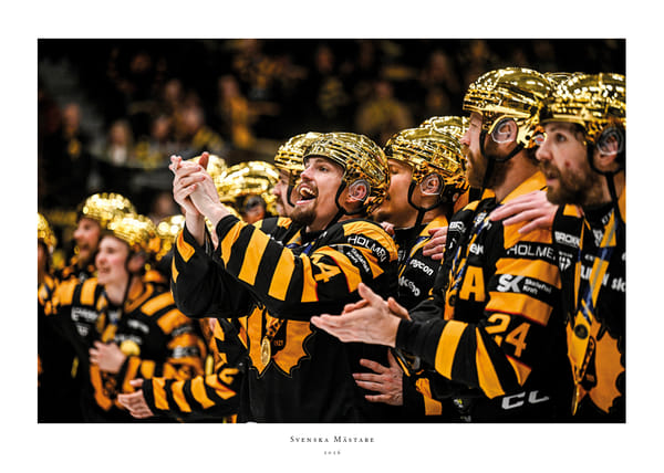 Poster SM-Guld 2026 Skellefteå AIK No.10