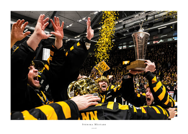 Poster SM-Guld 2026 Skellefteå AIK No.12