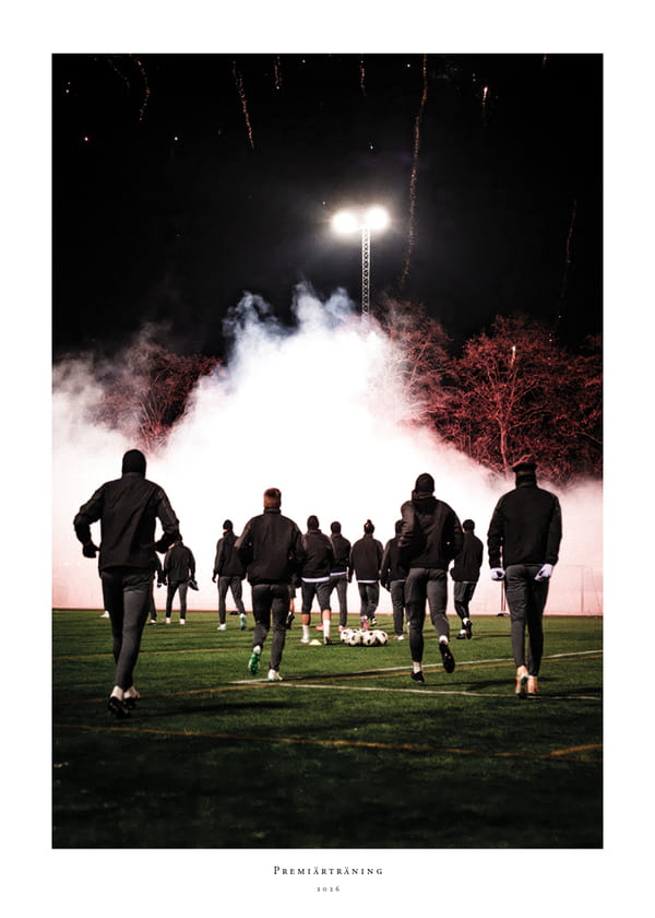 Poster Premiärträning Halmstad BK 2026 