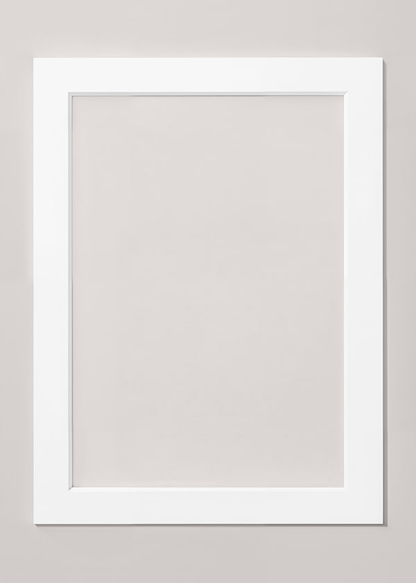 Tavelram Passepartout Vit 30x40