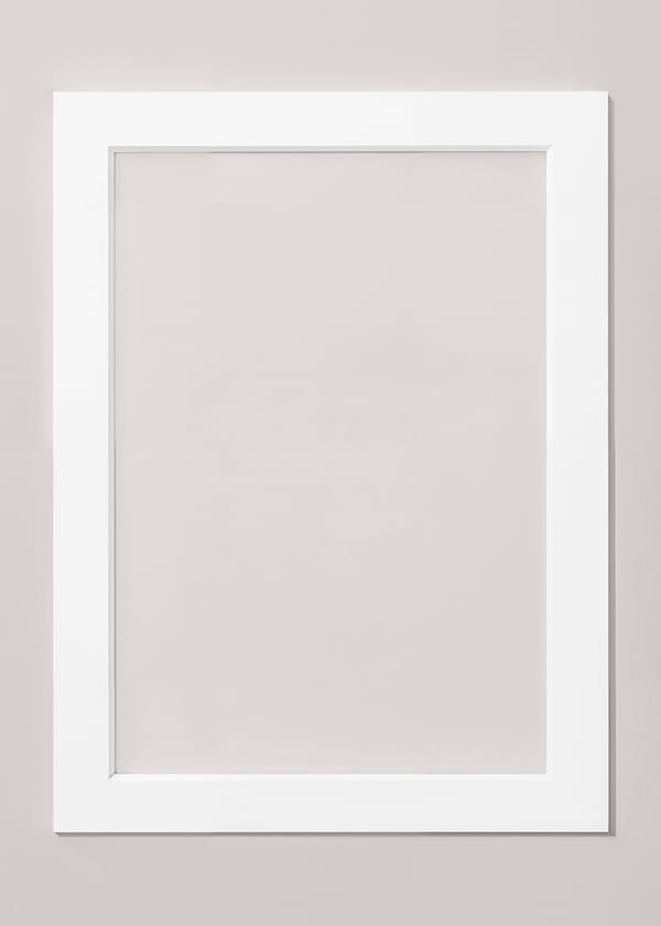 Bilderamme Passepartout Hvit 30x40