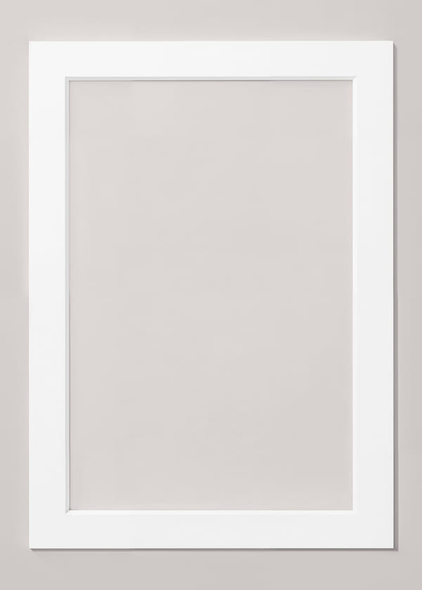 Bilderamme Passepartout Hvit 50x70