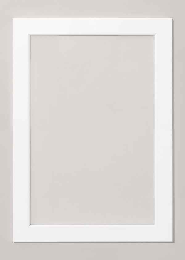 Tavelram Passepartout Vit 70x100