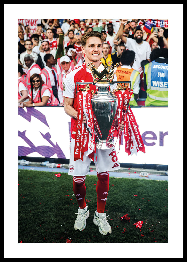 Arsenal Premier League Champions 2025-26 Martin Ødegaard No1-12