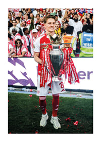 Arsenal Premier League Champions 2025-26 Martin Ødegaard No1-3