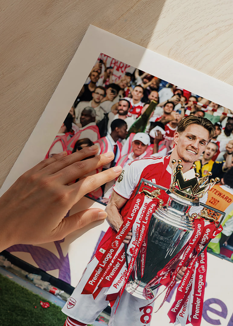 Arsenal Premier League Champions 2025-26 Martin Ødegaard No1-12