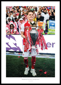 Arsenal Premier League Champions 2025-26 Martin Ødegaard No1-0