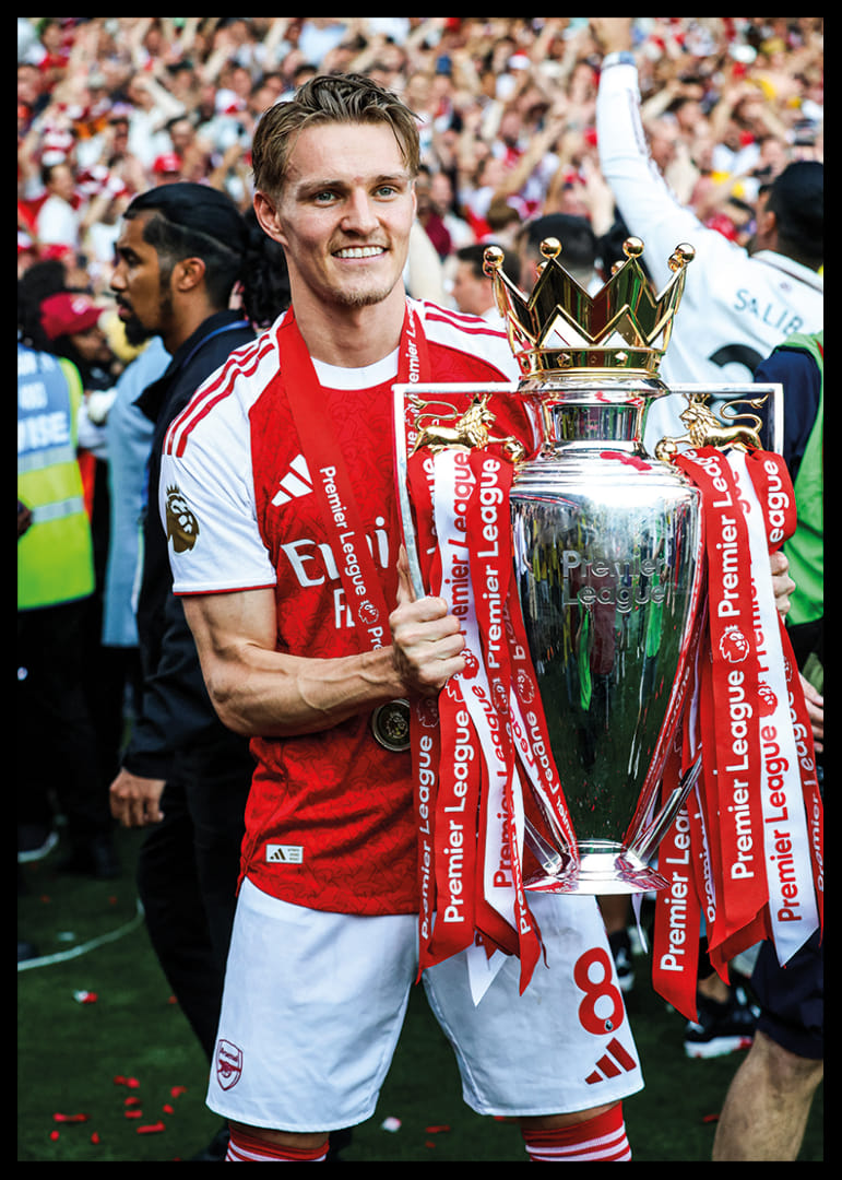 Arsenal Premier League Champions 2025-26 Martin Ødegaard No2-12