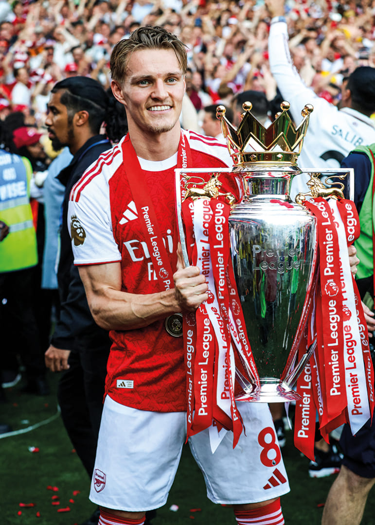 Arsenal Premier League Champions 2025-26 Martin Ødegaard No2-12
