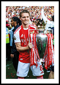 Arsenal Premier League Champions 2025-26 Martin Ødegaard No2-2