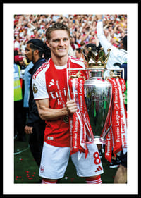 Arsenal Premier League Champions 2025-26 Martin Ødegaard No2-2