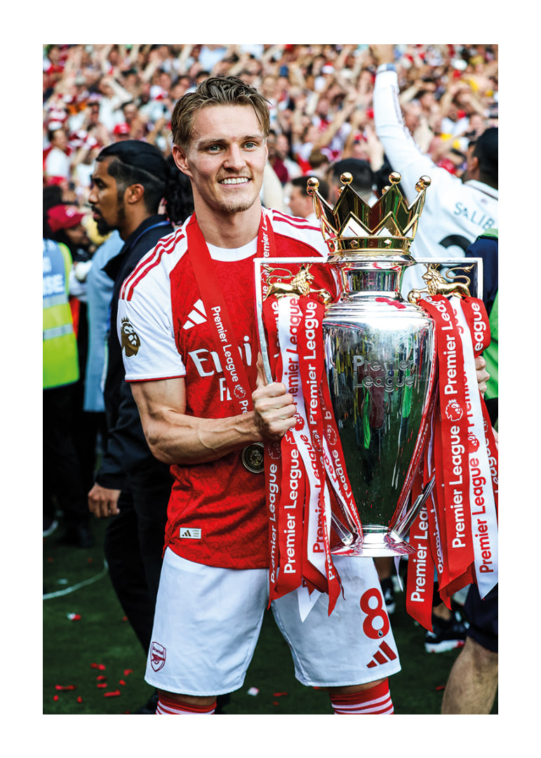 Arsenal Premier League Champions 2025-26 Martin Ødegaard No2-12