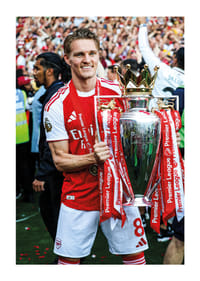 Arsenal Premier League Champions 2025-26 Martin Ødegaard No2-3