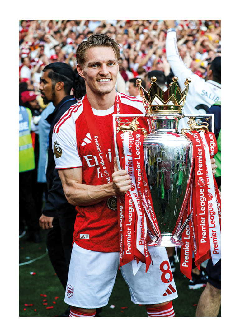 Arsenal Premier League Champions 2025-26 Martin Ødegaard No2-12