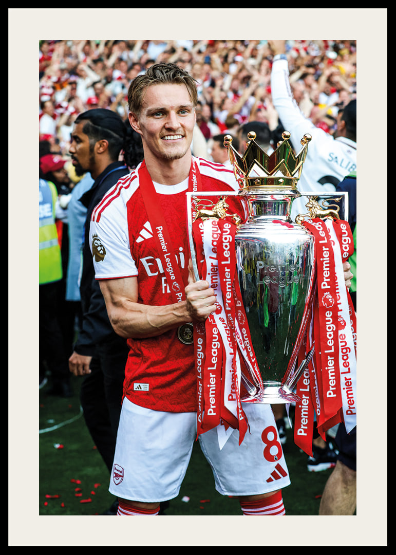 Arsenal Premier League Champions 2025-26 Martin Ødegaard No2-12