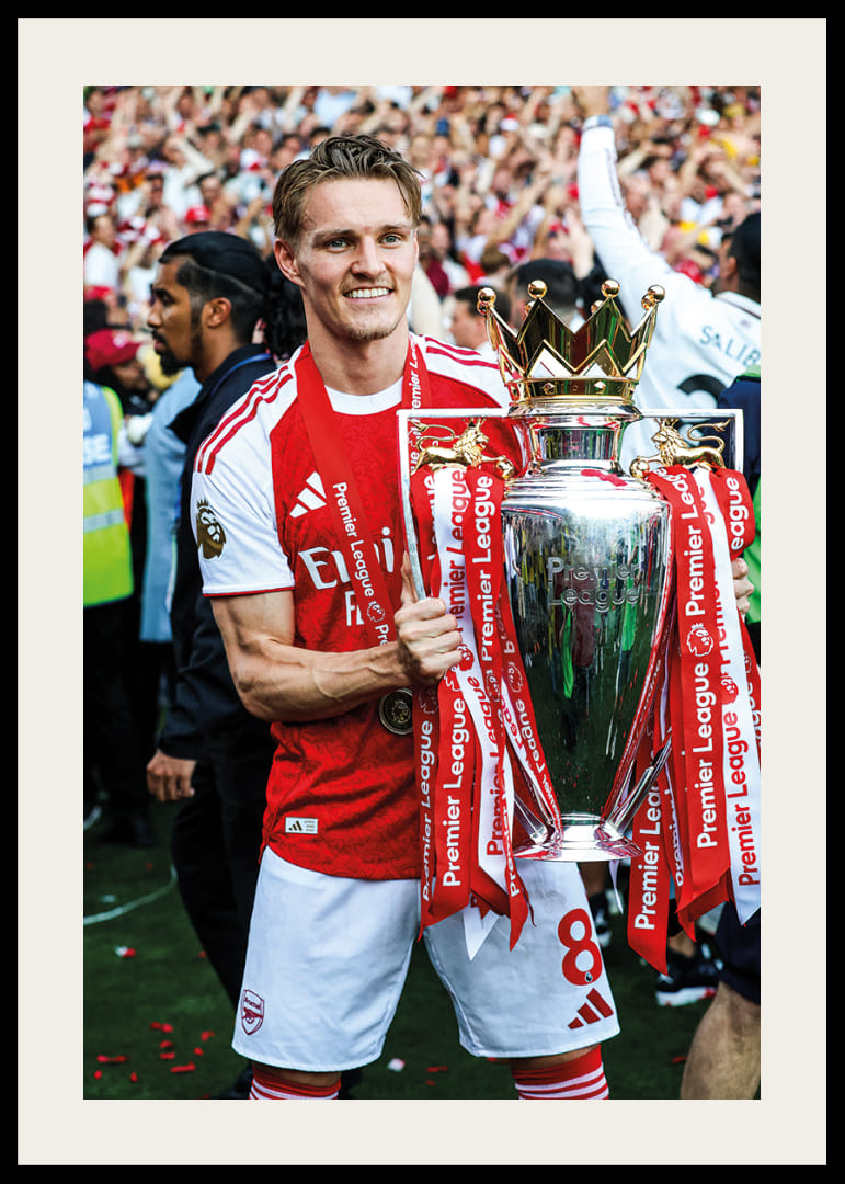 Arsenal Premier League Champions 2025-26 Martin Ødegaard No2-12