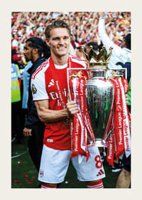 Arsenal Premier League Champions 2025-26 Martin Ødegaard No2-5