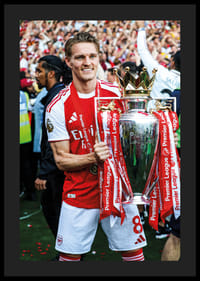 Arsenal Premier League Champions 2025-26 Martin Ødegaard No2-6